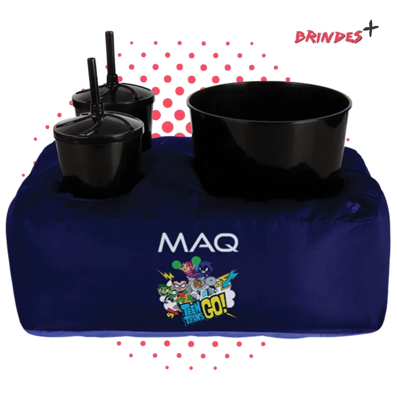 Almofada porta pipoca personalizada