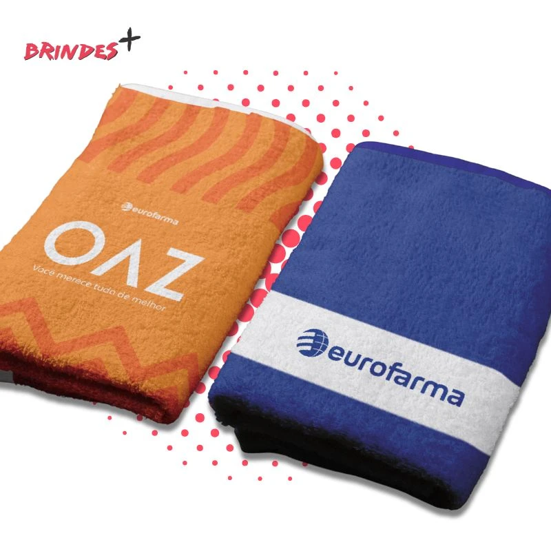 Toalha de praia personalizada brinde